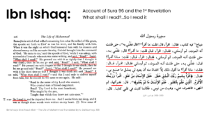 1st Revelation: What shall I read?