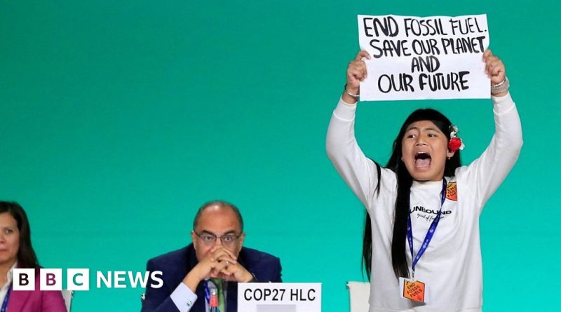 A 12-year-old climate activist storms COP28 stage