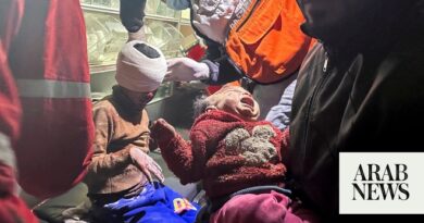 Baby saved from Gaza rubble after mother killed in Israeli strike