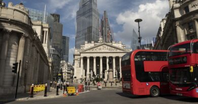 Bank of England leaves policy unchanged, says rates to stay high for 'extended period'