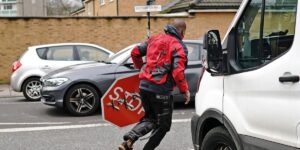 Banksy theft suspect arrested in London: 'We were all a bit bemused; there was some honking of car horns'