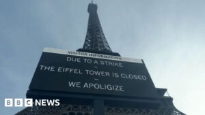 France: Eiffel Tower staff strike on centenary of creator's death