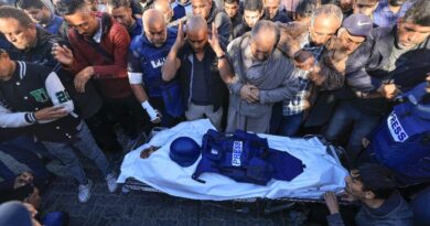 Funeral held for Al Jazeera journalist killed in Israel strike