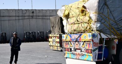 Gaza-bound aid trucks endure grueling wait at border