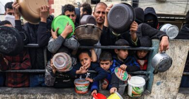 Gripped by hunger, Gazans queue for meagre food