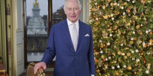 King Charles gives 2nd Christmas speech in front of Buckingham Palace's first live tree, soon to be replanted elsewhere