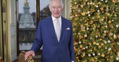 King Charles gives 2nd Christmas speech in front of Buckingham Palace's first live tree, soon to be replanted elsewhere