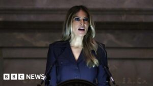 Melania Trump makes rare speech at citizenship ceremony