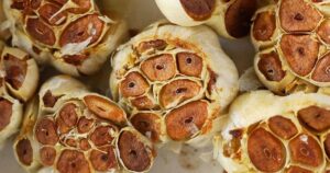 Quite possibly the easiest appetizer (& best tasting kiss) -- roasted garlic!