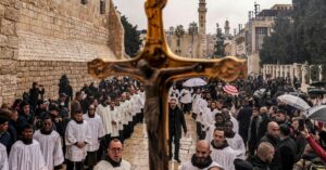 Sombre Christmas Eve in Bethlehem as Gaza war rages