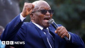 South Africa's Zuma lays down election challenge to ANC