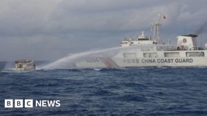 South China Sea: Philippine and Chinese vessels collide in contested waters