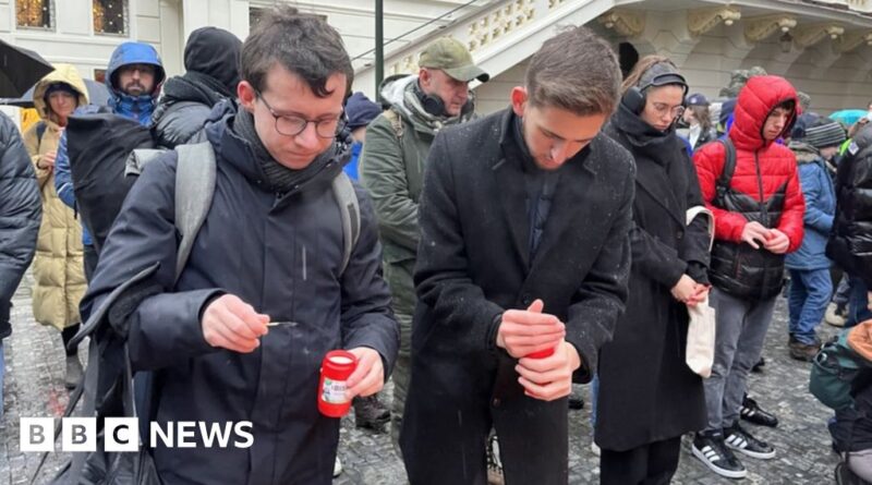 Stunned Prague students mourn and no-one mentions killer