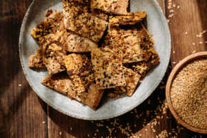The 2-Ingredient Protein-Rich, Fiber-Filled Cracker Recipe a Gut Health RD Recommends for Microbial Balance