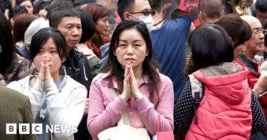 The worshippers caught between China and Taiwan