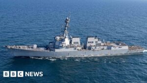US warship in Red Sea shoots down two Houthi missiles from Yemen