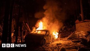 Ukraine war: Russia launches fresh drone assault on Kyiv and Kharkiv, officials say