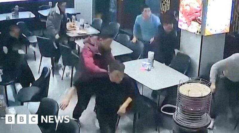 Watch: Diners sprint from cafe as deadly China quake hits