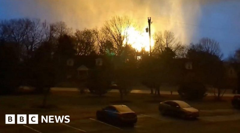 Watch: Explosion in Tennessee as storm sweeps through