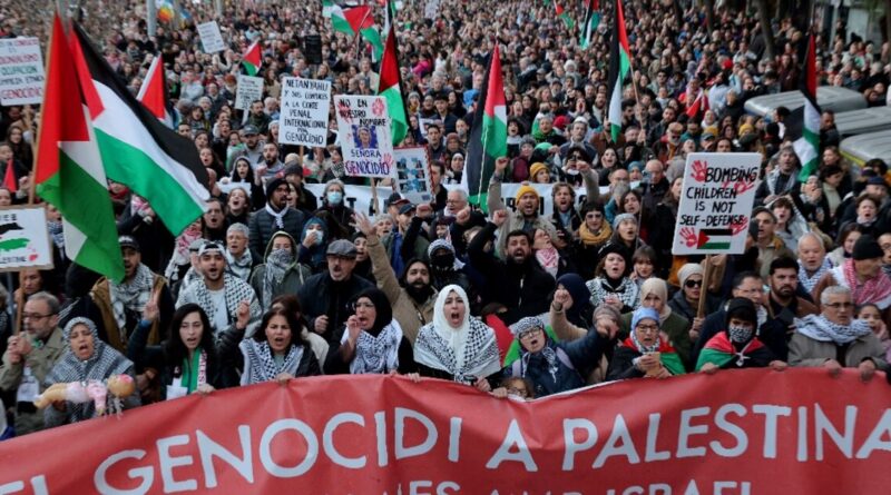 20,000 march in Spanish capital against Gaza 'genocide'