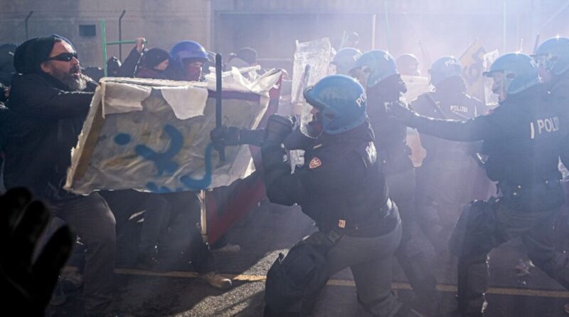 Anti-Israel protest at Italy jewellery fair turns violent