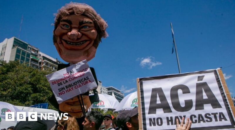 Argentina: Tens of thousands march against Javier Milei's cuts