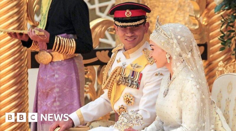 Brunei's Prince's royal wedding reaches climax