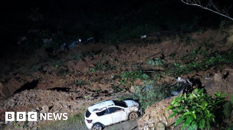 Colombia landslide kills 23 including many sheltering in house