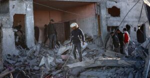 Gaza ministry says dozens killed in Israeli strikes on 99th day of war