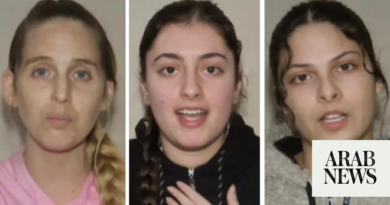 Hamas releases video of three Israeli women hostages held in Gaza