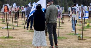 Israel hostage relatives relive trauma at site of rave attack