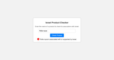 Israeli Product Checker: Boycott Israel Products List 2024