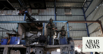 Israeli army shows underground ‘weapons factory’ in Gaza