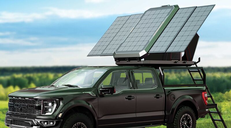 Jackery’s rooftop tent is also a powerful solar generator