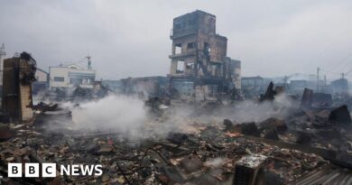 Japan earthquake: Inside burnt and broken fishing town of Wajima