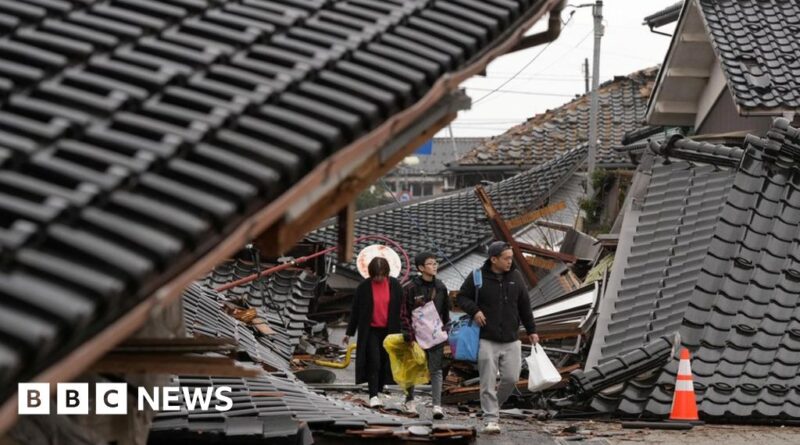 Japan earthquake: Woman in 90s found alive under rubble five days later