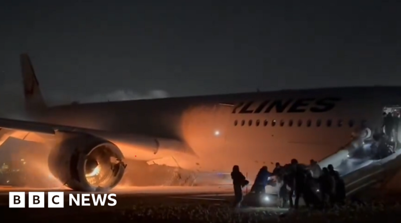 Japan jet crash: Passengers describe chaos inside flight 516