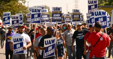 Labor unions, with power and popularity rising, are still trailing in the biggest nationwide battle