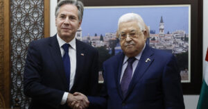 Meeting Abbas, Blinken backs 'tangible steps' toward Palestinian state