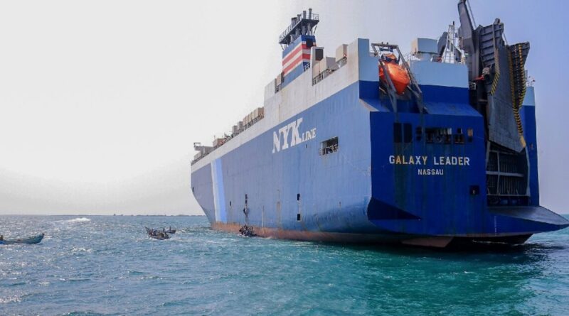 Missile hits cargo ship off Yemen: maritime risk company