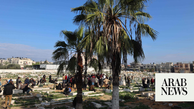 Palestinians rebury bodies exhumed from Gaza cemetery