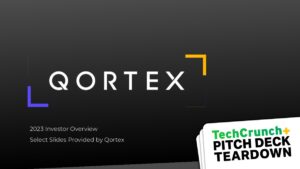 Pitch Deck Teardown: Qortex's $10M Seed deck | TechCrunch