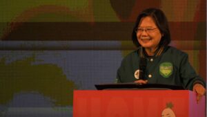 Taiwan president says ties with China must be decided by will of the people