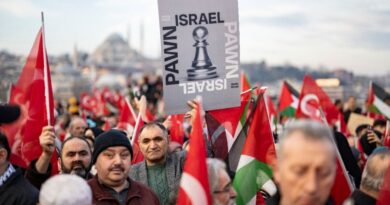 Tens of thousands hold anti-Israeli protest in Istanbul