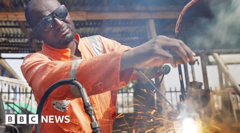 The Nigerian professor who makes more money welding