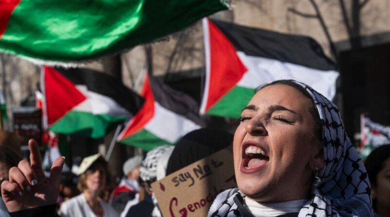 Thousands march in Washington, London for Gaza 'day of action'