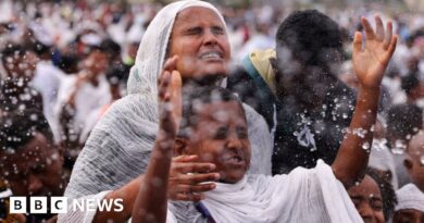 Timket: Ethiopians leap into pool during holy festival