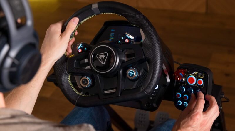 Turtle Beach’s first racing sim hardware is a direct drive wheel and pedal kit