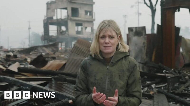 Watch: Buildings still smouldering in quake-hit Wajima