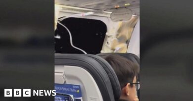 Watch: Inside Alaska Airlines plane as part blows off mid-air